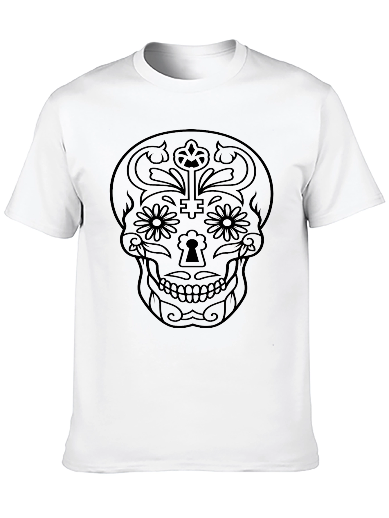 Skull Graphic T-Shirt - Black