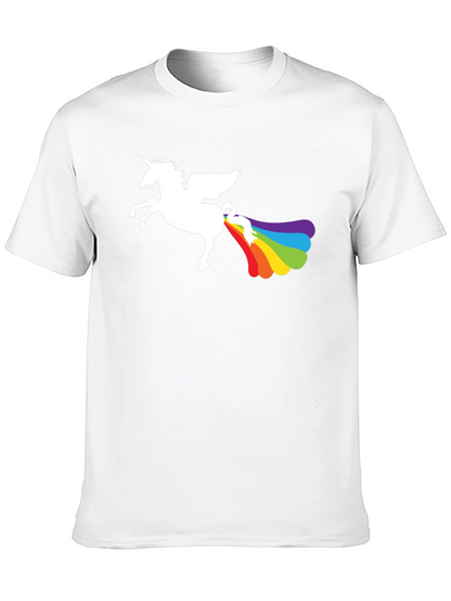 Rainbow Unicorn Humor Tee