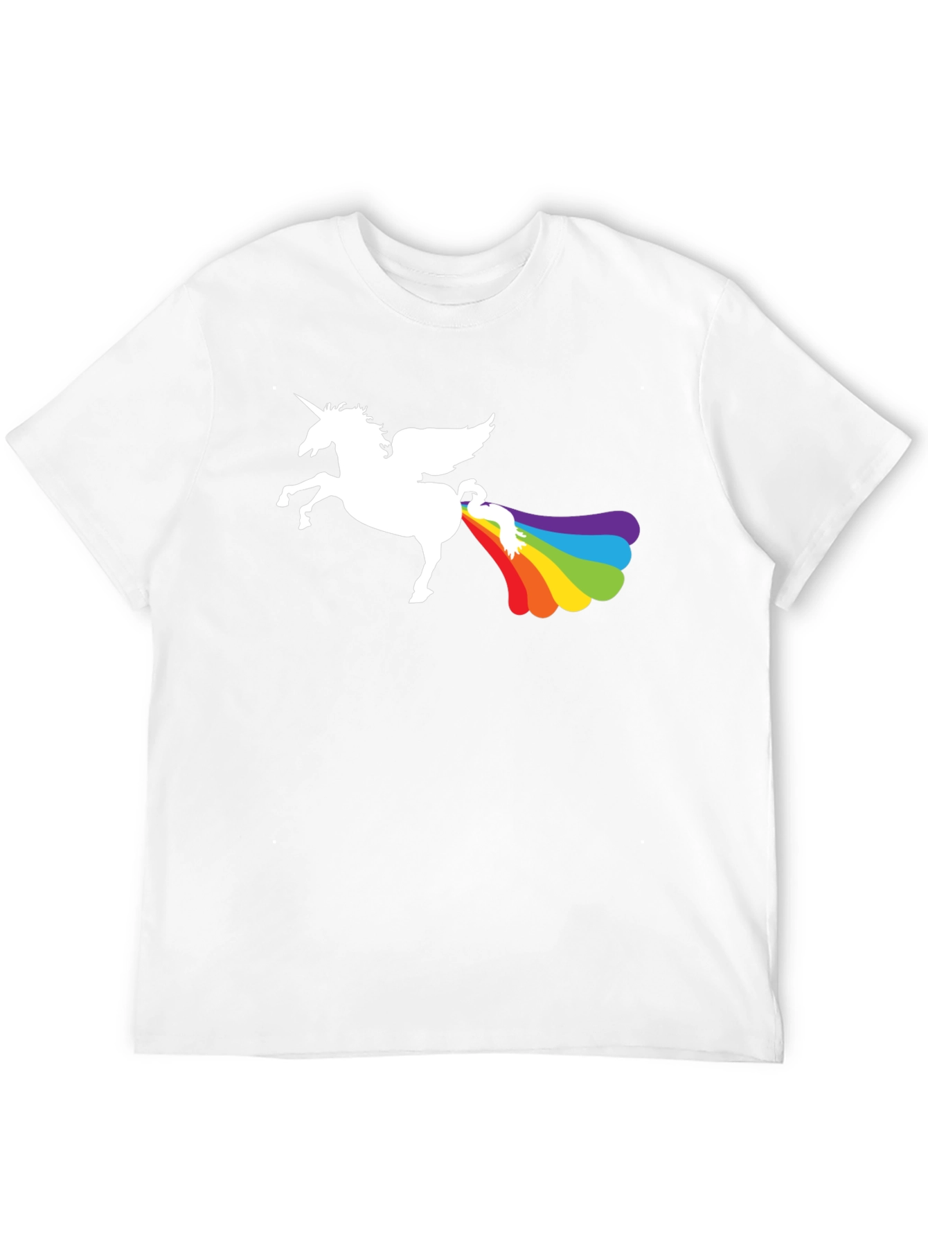 Rainbow Unicorn Humor Tee