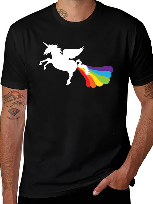 Rainbow Unicorn Humor Tee