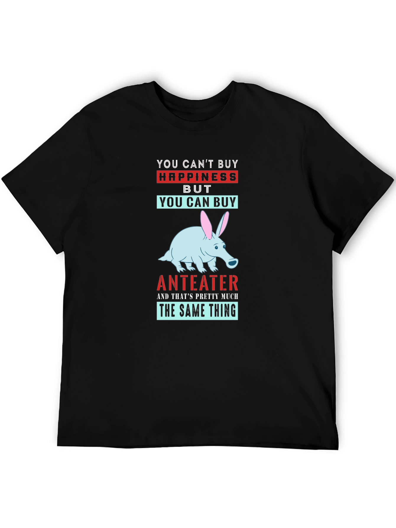 Anteater Happiness T-Shirt - Novelty Graphic Tee