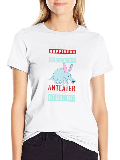Anteater Happiness T-Shirt - Novelty Graphic Tee