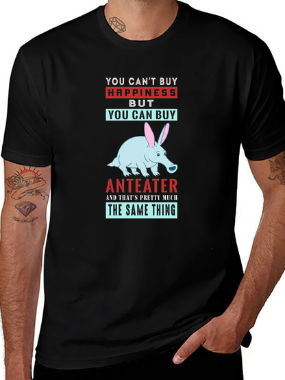 Anteater Happiness T-Shirt - Novelty Graphic Tee