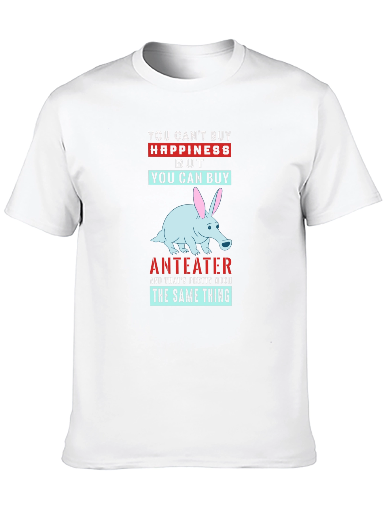 Anteater Happiness T-Shirt - Novelty Graphic Tee