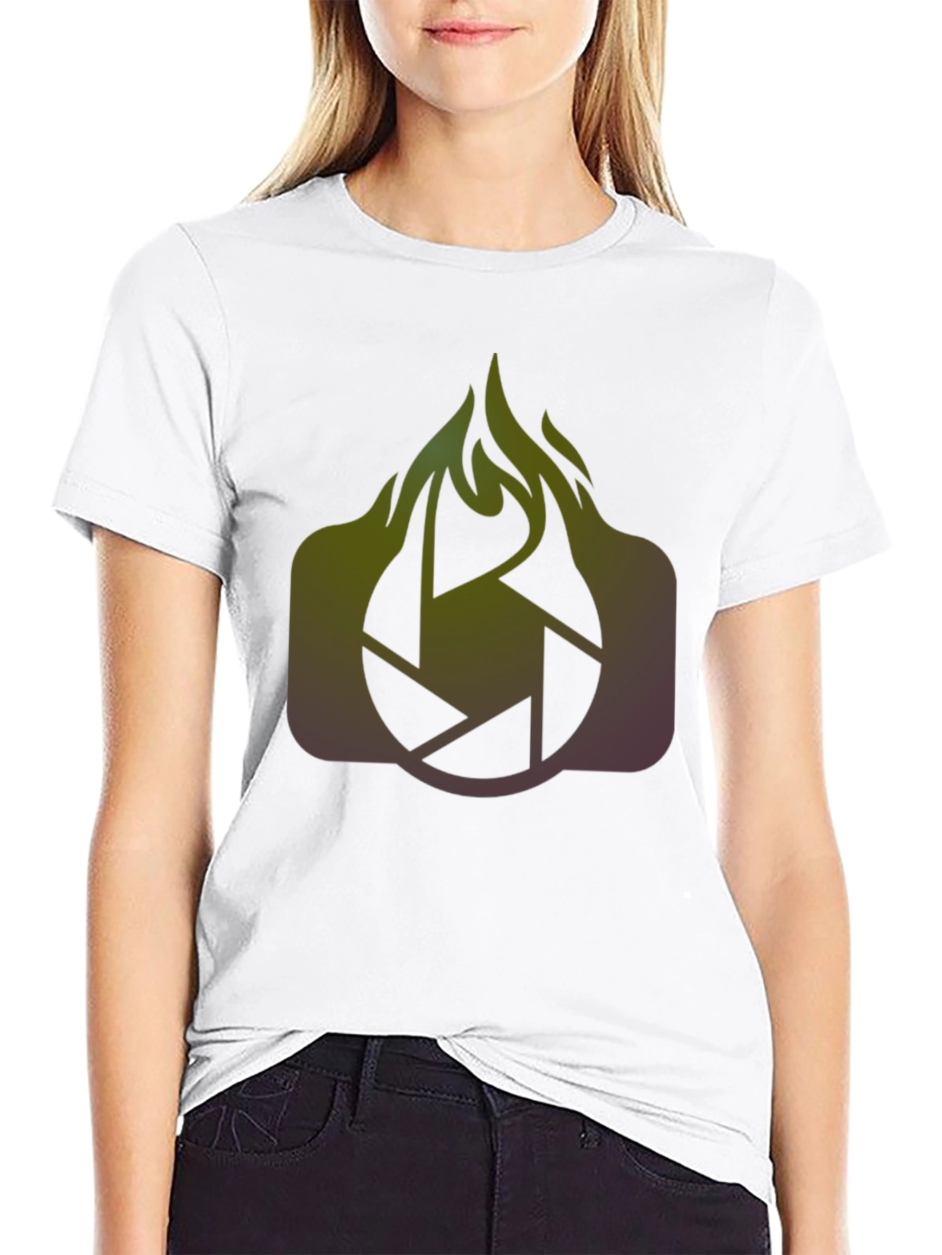 Flaming Shutter T-Shirt - Bold Photography Tee