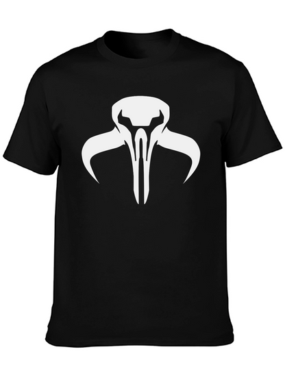 Boba Fett Mandalorian Skull Graphic T-Shirt