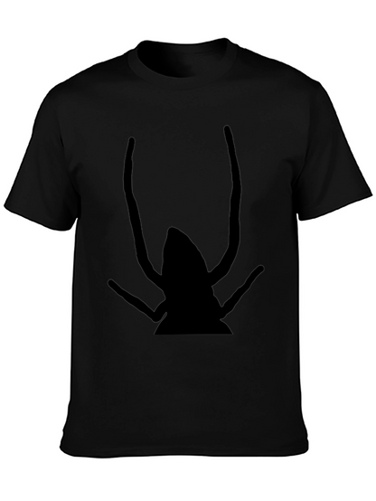 Graphic Black T-Shirt - Insect Design