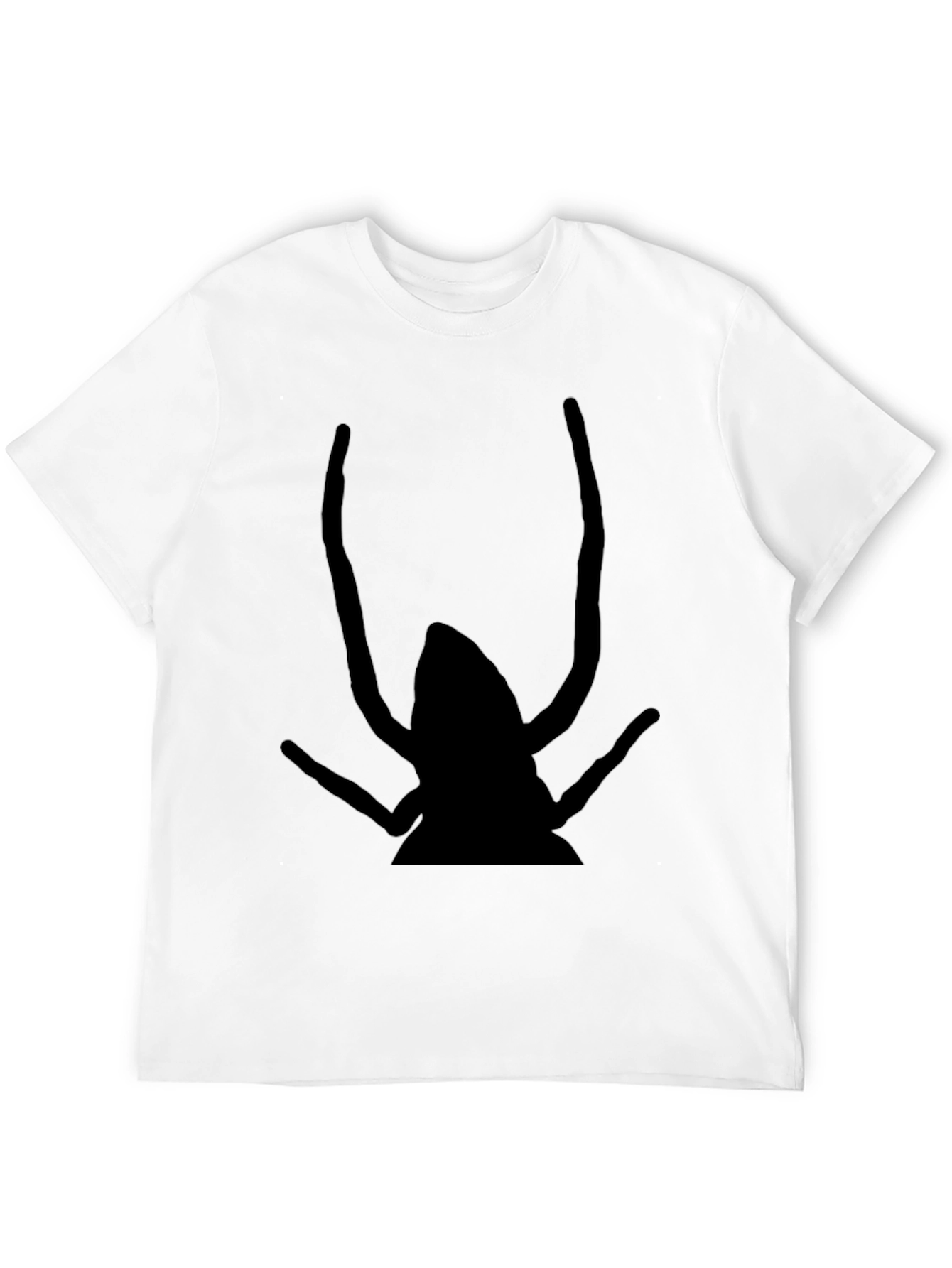 Graphic Black T-Shirt - Insect Design