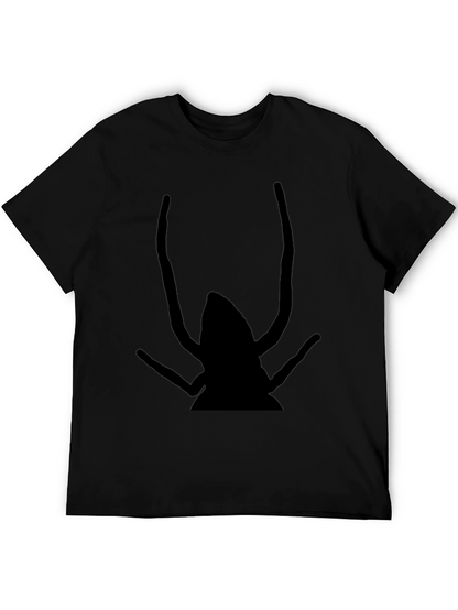 Graphic Black T-Shirt - Insect Design
