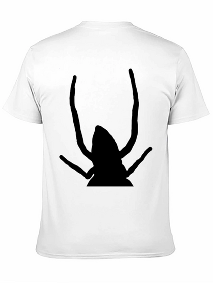 Graphic Black T-Shirt - Insect Design