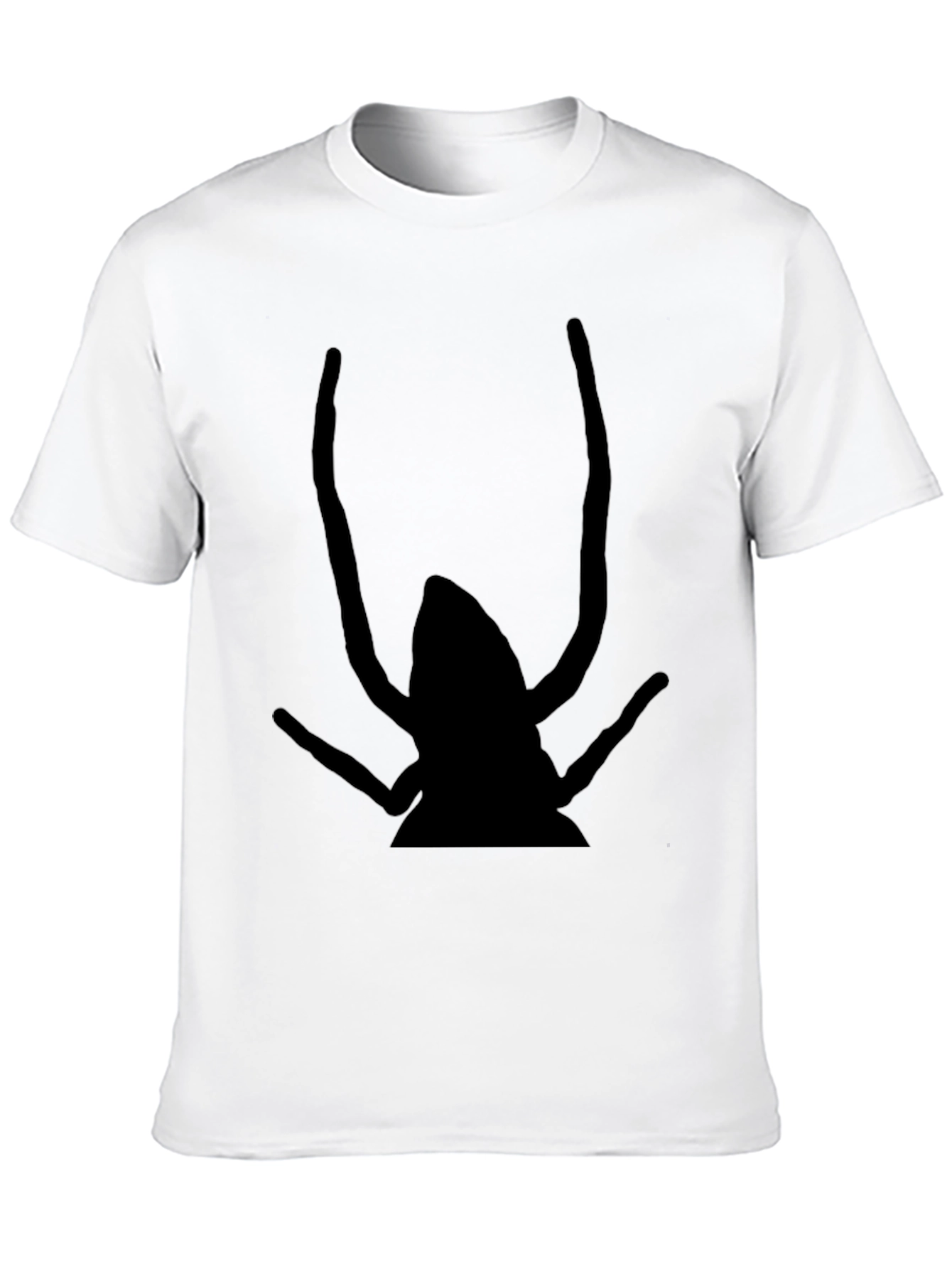 Graphic Black T-Shirt - Insect Design
