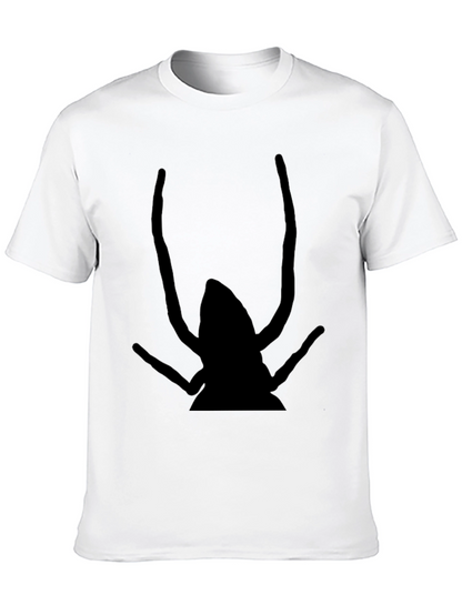 Graphic Black T-Shirt - Insect Design