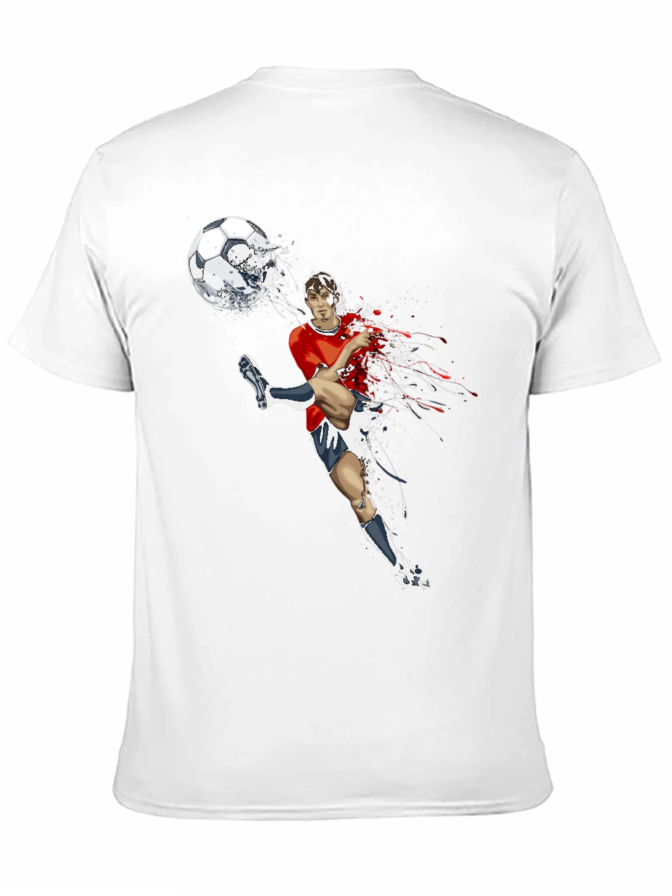 Soccer Kick Graphic Tee - Black