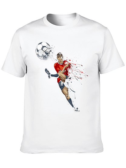Soccer Kick Graphic Tee - Black