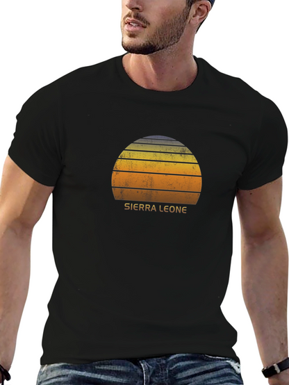 Sierra Leone Sunset Graphic T-Shirt