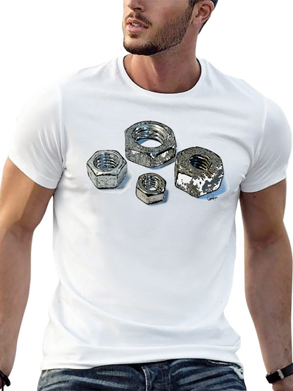 Nuts Graphic Black T-Shirt