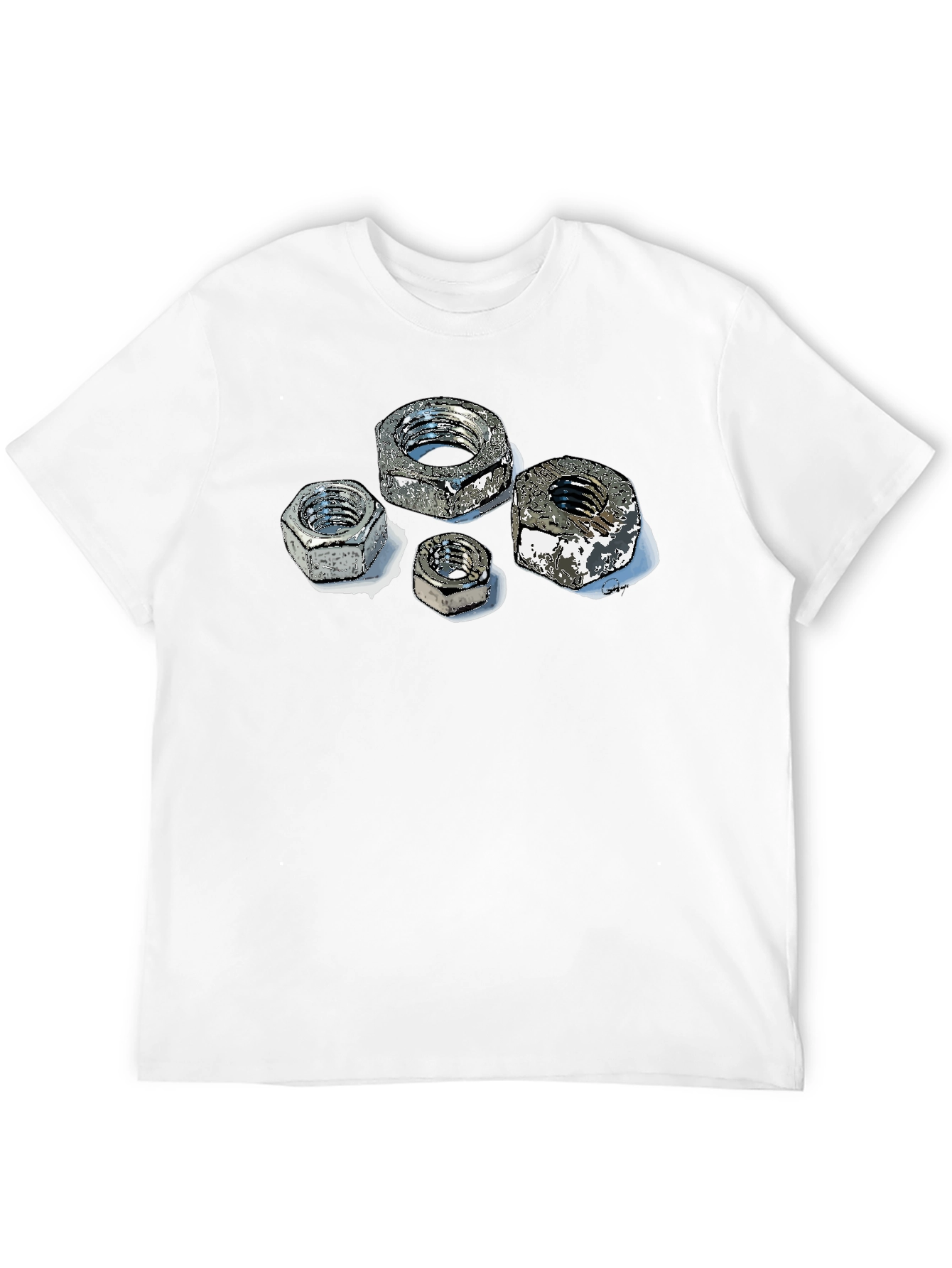 Nuts Graphic Black T-Shirt