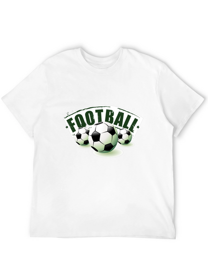 Football Graphic Tee | Sporty Black T-Shirt