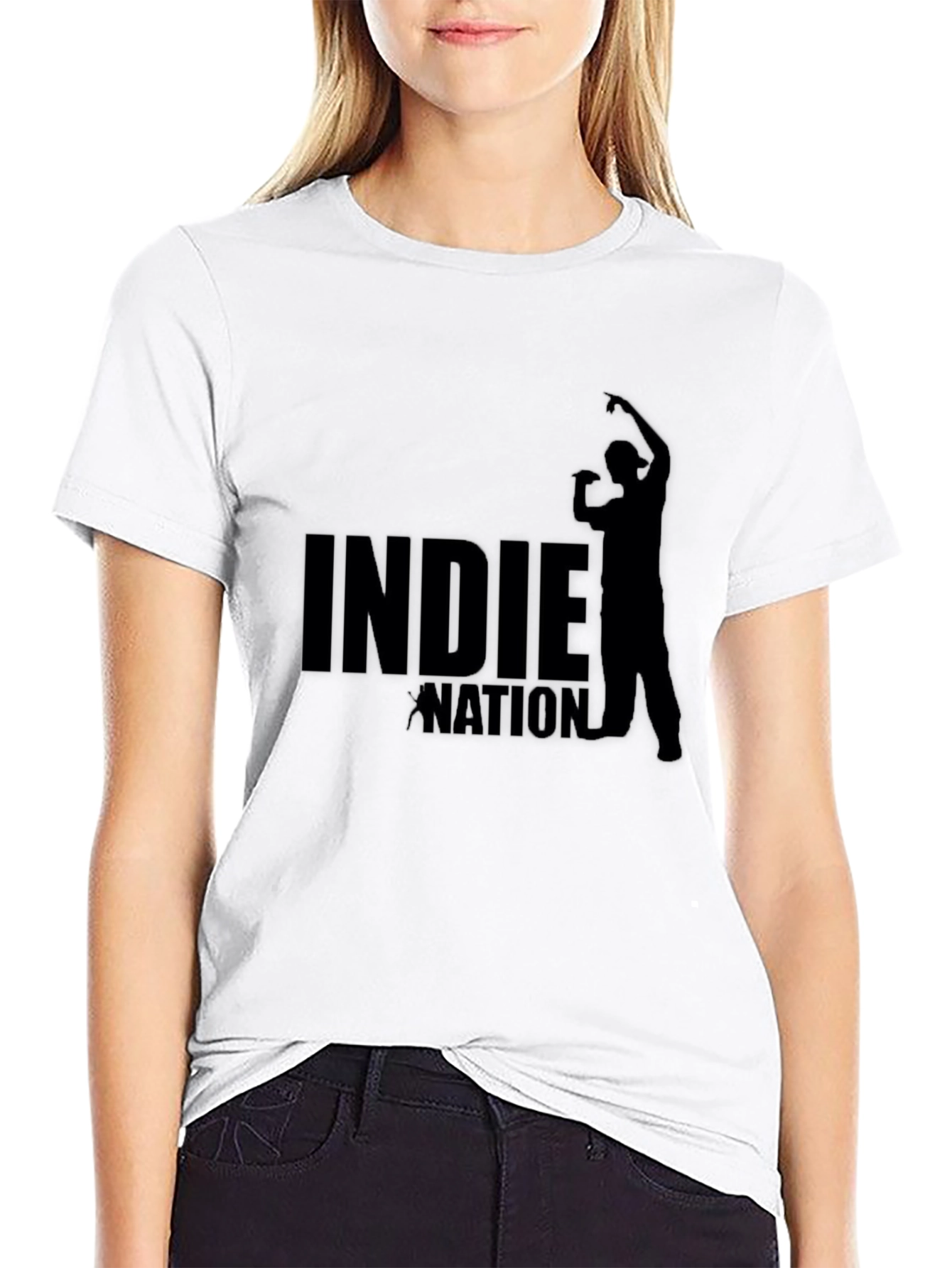 Indie Nation Black Graphic Tee