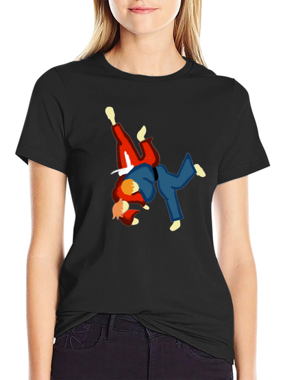 Judo Throw Black T-Shirt