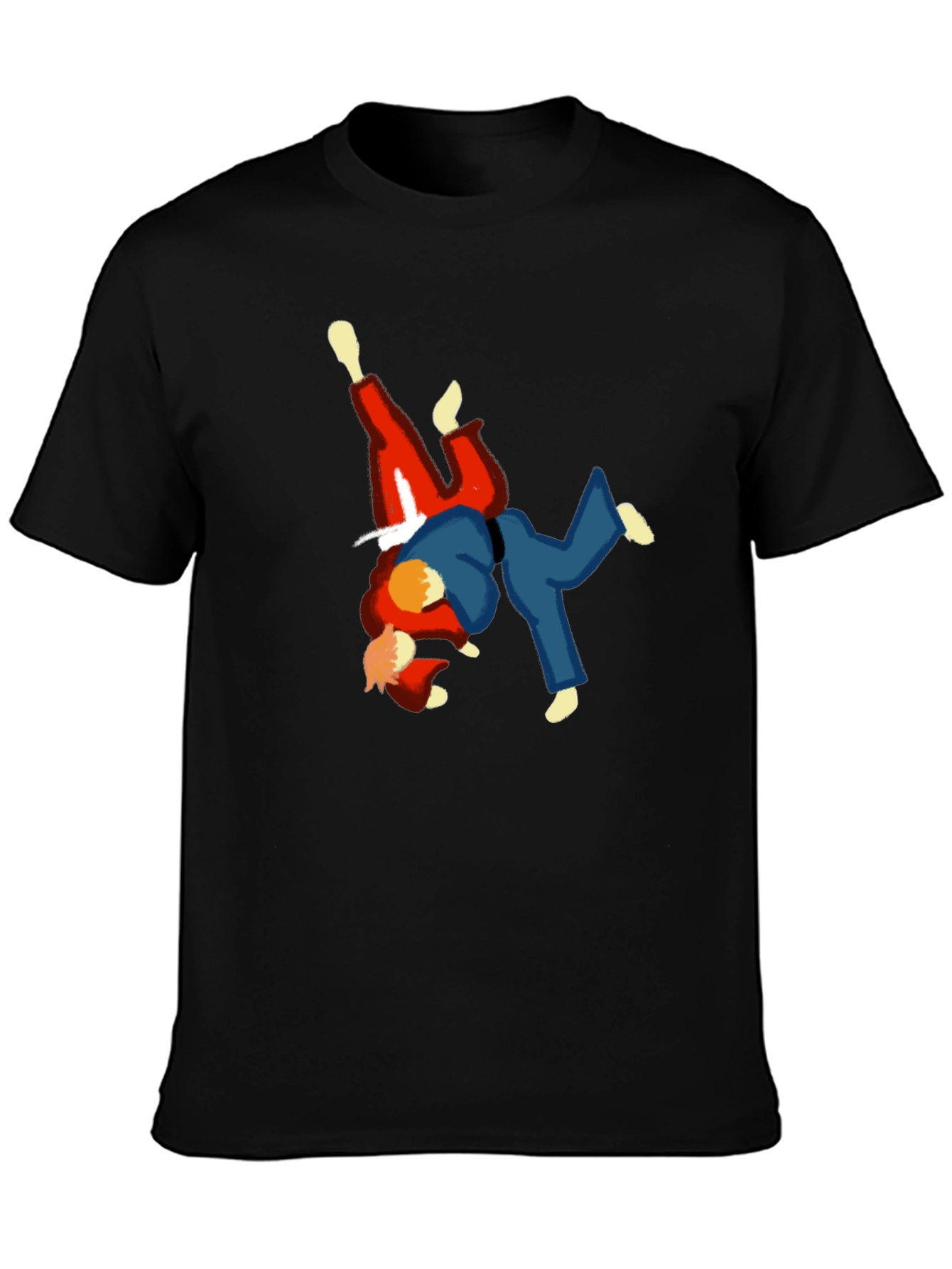 Judo Throw Black T-Shirt