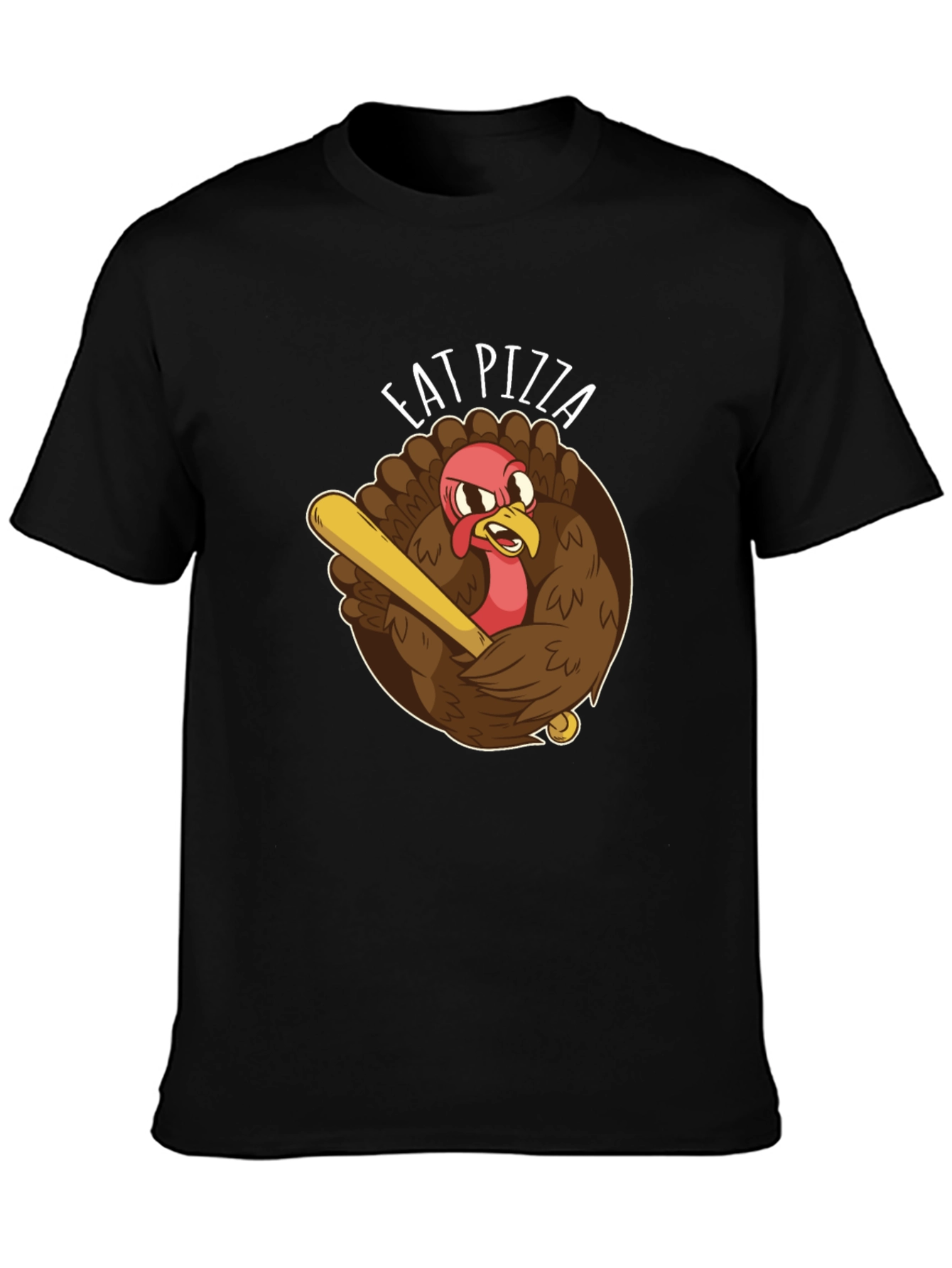Eat Pizza Baseball Turkey T-Shirt