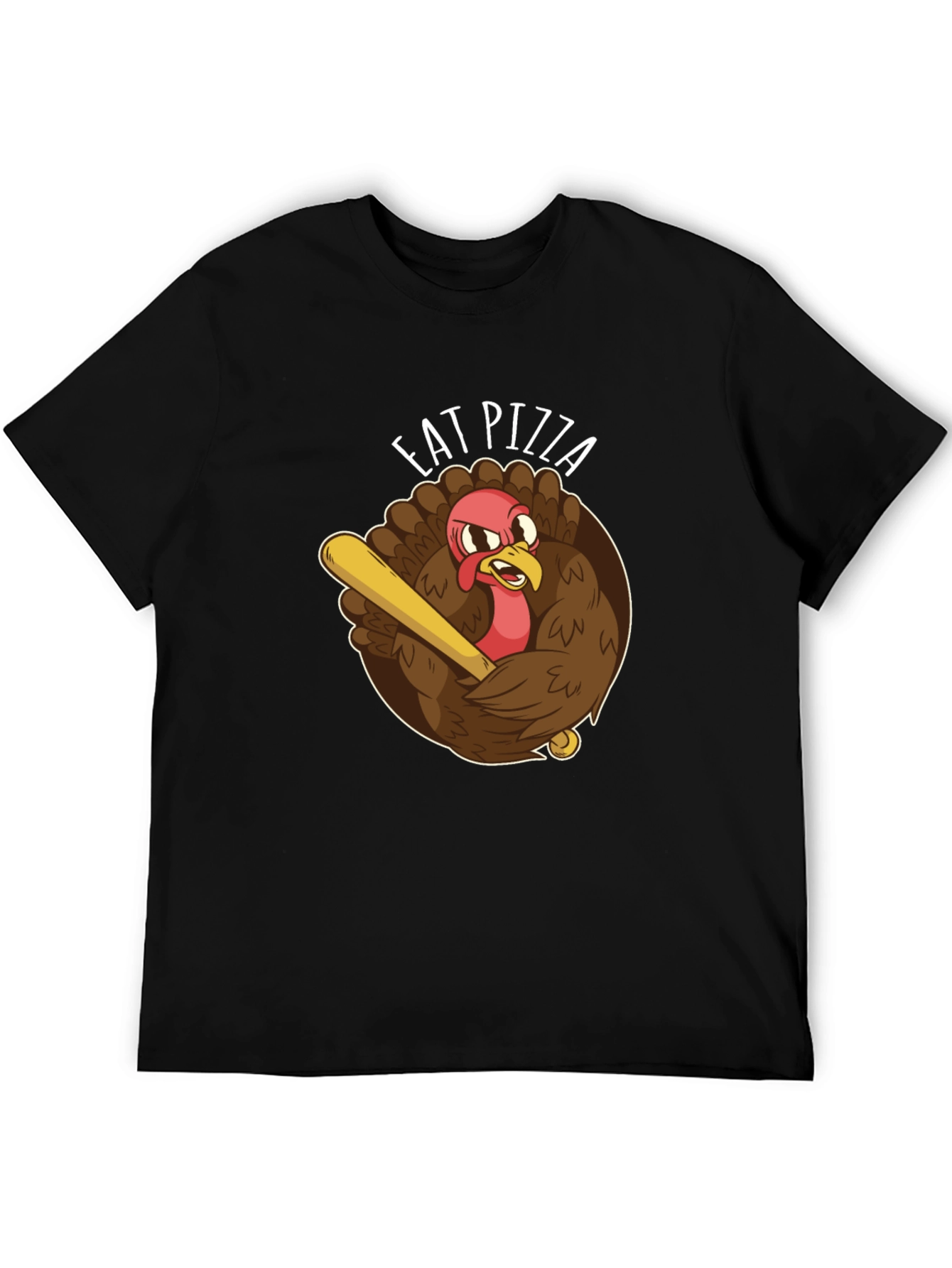 Eat Pizza Baseball Turkey T-Shirt
