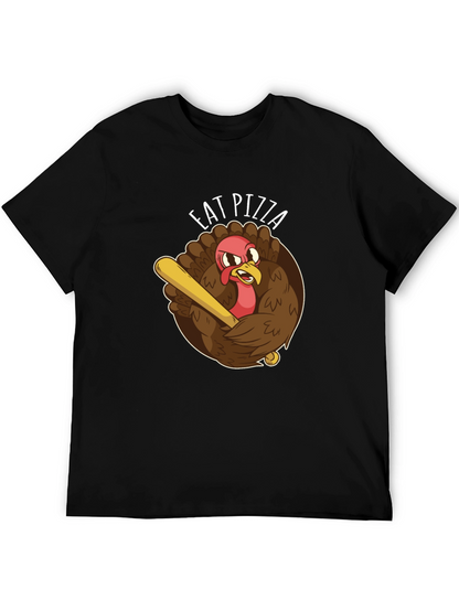 Eat Pizza Baseball Turkey T-Shirt