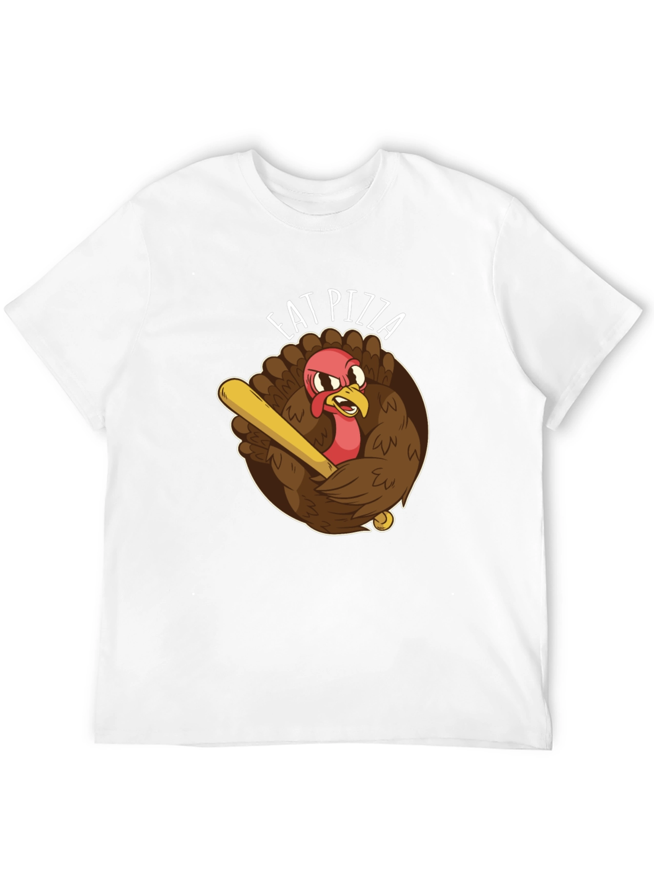 Eat Pizza Baseball Turkey T-Shirt