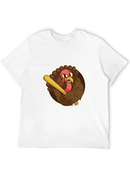 Eat Pizza Baseball Turkey T-Shirt
