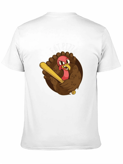 Eat Pizza Baseball Turkey T-Shirt