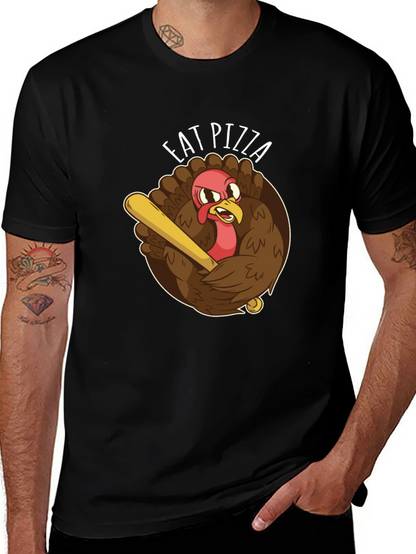 Eat Pizza Baseball Turkey T-Shirt