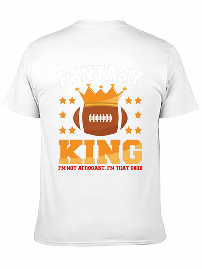 Fantasy Football King Graphic T-Shirt