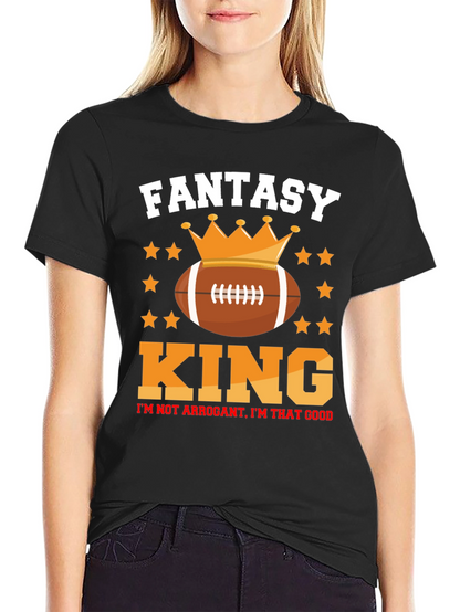 Fantasy Football King Graphic T-Shirt