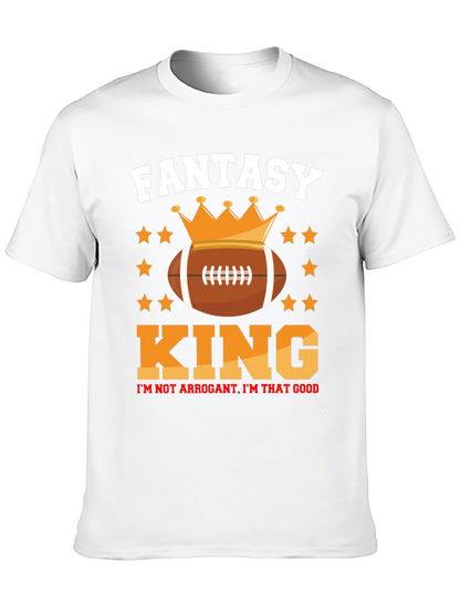 Fantasy Football King Graphic T-Shirt