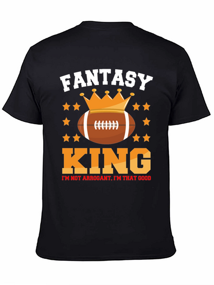 Fantasy Football King Graphic T-Shirt
