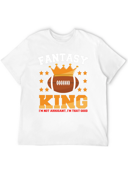 Fantasy Football King Graphic T-Shirt