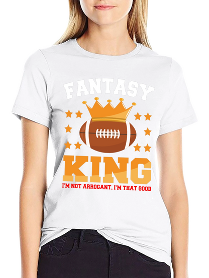Fantasy Football King Graphic T-Shirt