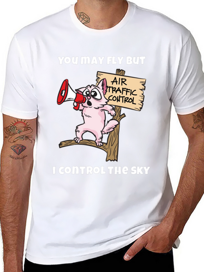 Air Traffic Controller Cat T-Shirt