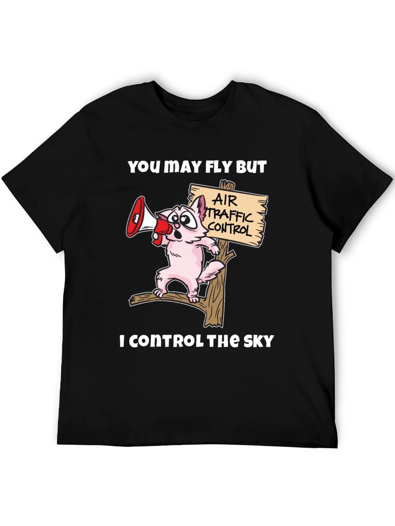 Air Traffic Controller Cat T-Shirt