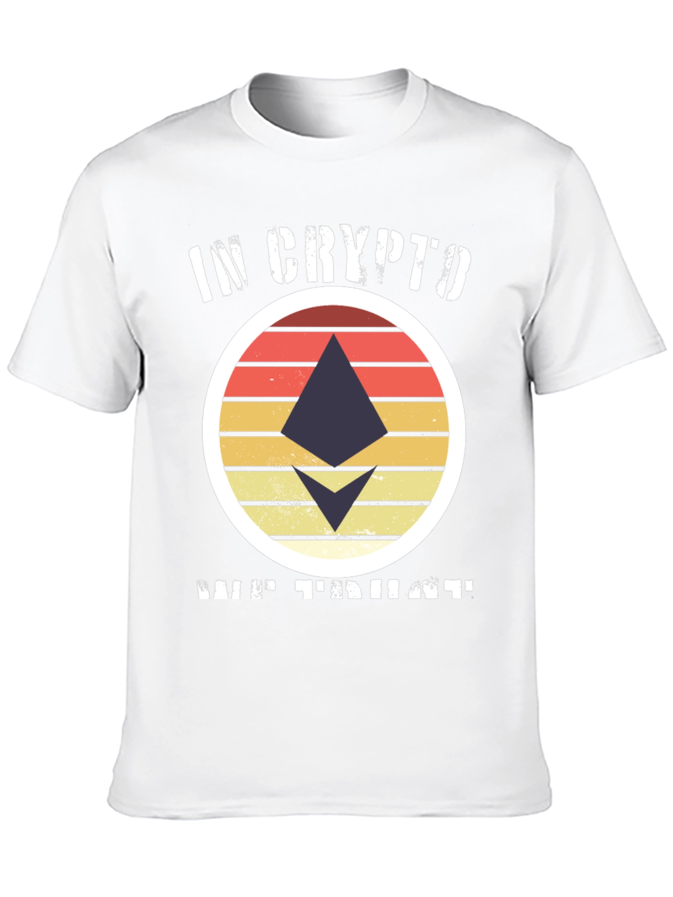 In Crypto We Trust Ethereum Black T-Shirt