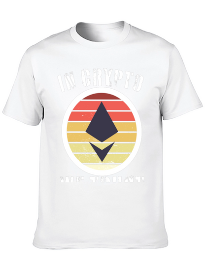 In Crypto We Trust Ethereum Black T-Shirt