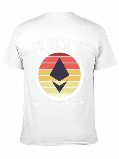 In Crypto We Trust Ethereum Black T-Shirt
