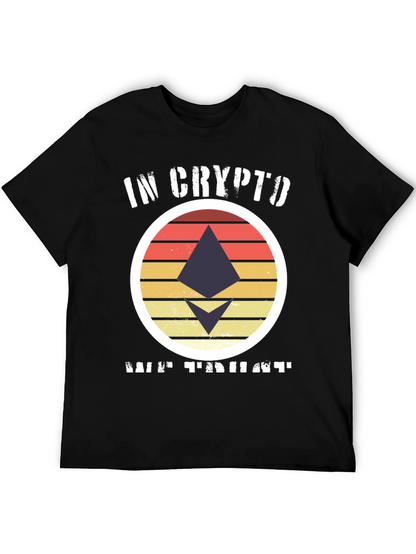 In Crypto We Trust Ethereum Black T-Shirt