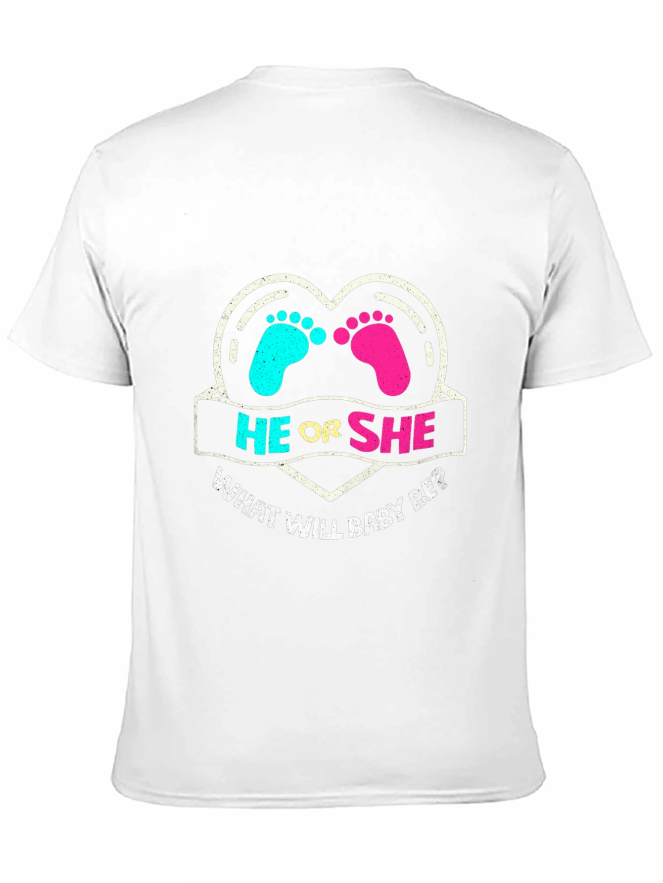 He or She Gender Reveal T-Shirt