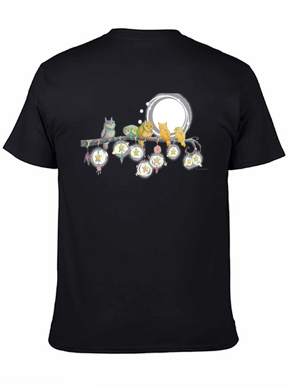 Owls on Branch T-Shirt