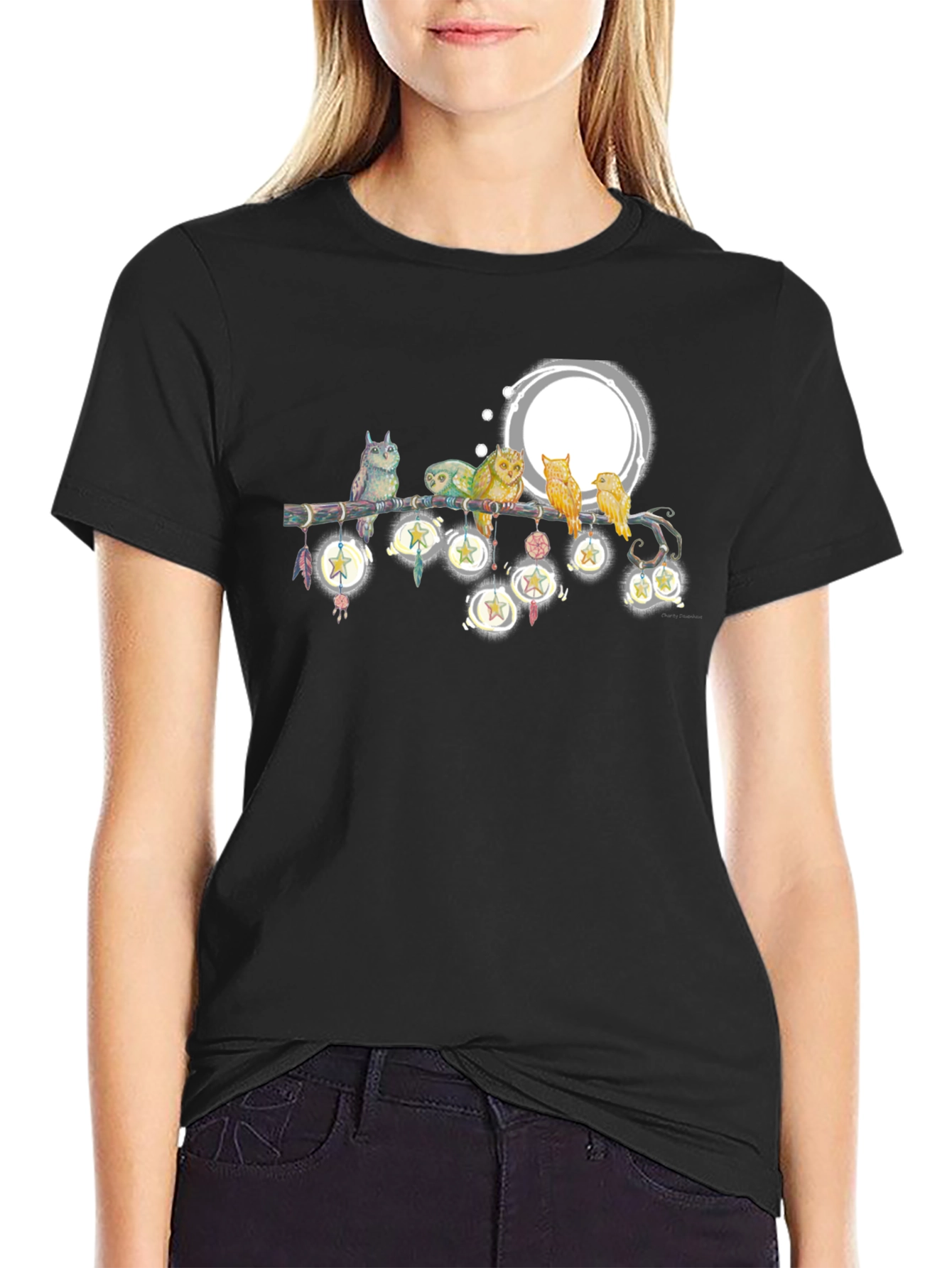 Owls on Branch T-Shirt