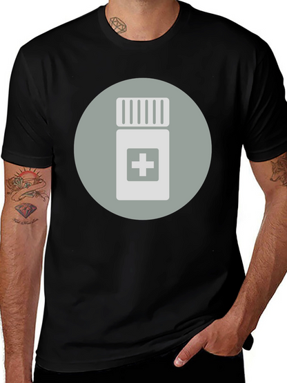 Medical Pill Bottle Graphic Tee
