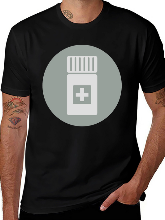 Medical Pill Bottle Graphic Tee