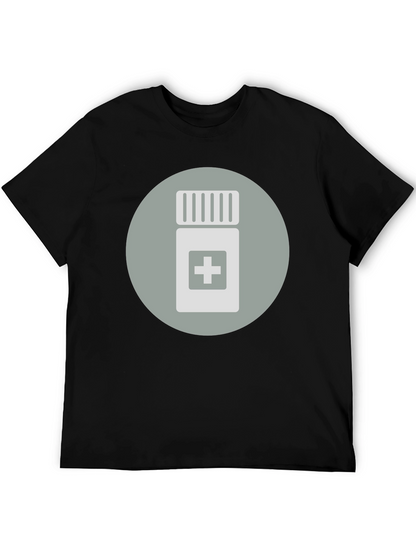 Medical Pill Bottle Graphic Tee